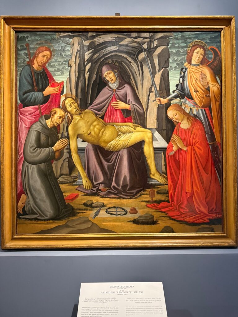 A painting on display in Florence