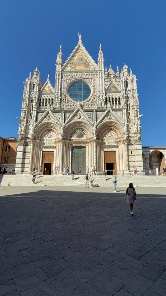 Siena Cathedral facade.
