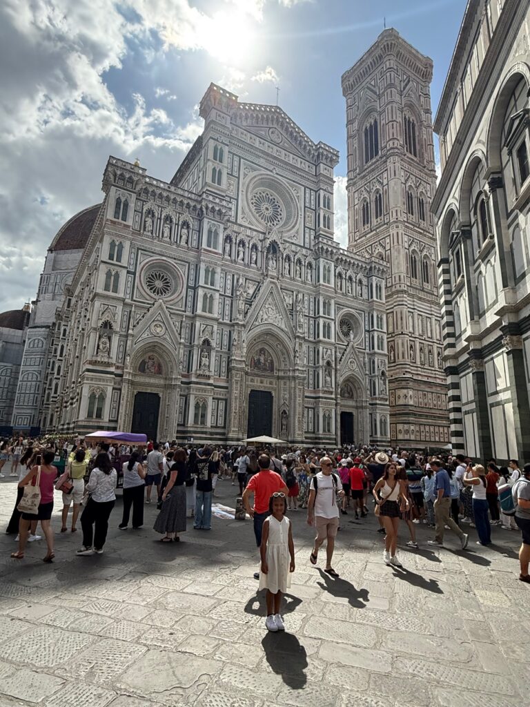 The Florence Duomo seen from the square
